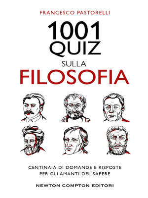 cover image of 1001 quiz sulla filosofia